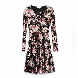 Floral print dress
